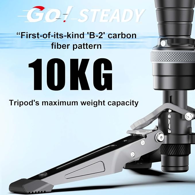 COMAN M1 62.8" Carbon Fiber Monopod - Image 5