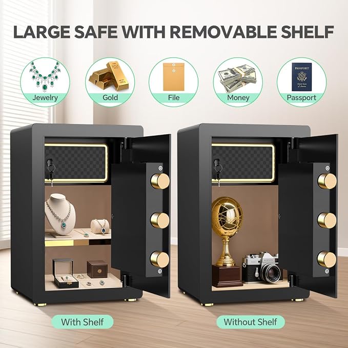 Safe Box with Digital Keypad & Alarm System - Image 7