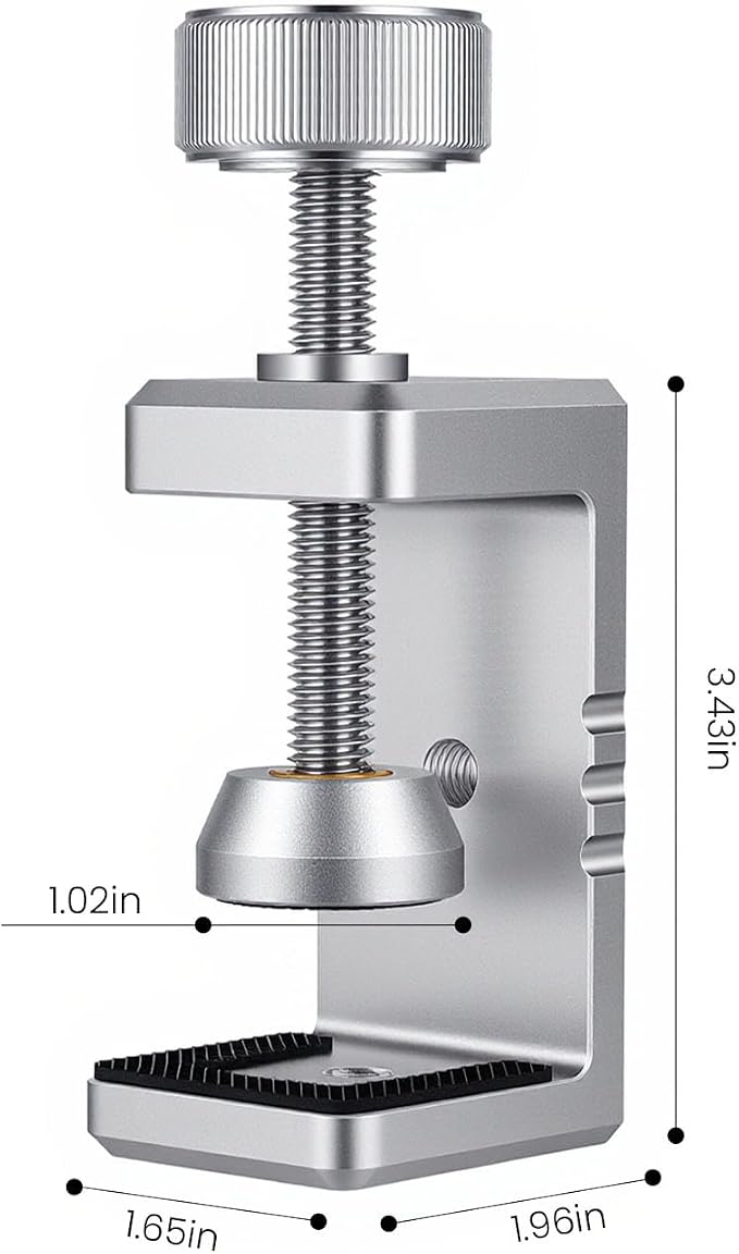 Heavy Duty C Clamp & Desk Clamp, Aluminum Alloy Table Mount - Image 2