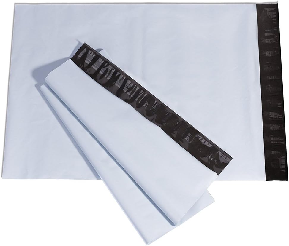 FungLam Poly Mailers Shipping Envelopes Bags, 12 x 15.5 - inches, 100 Bags