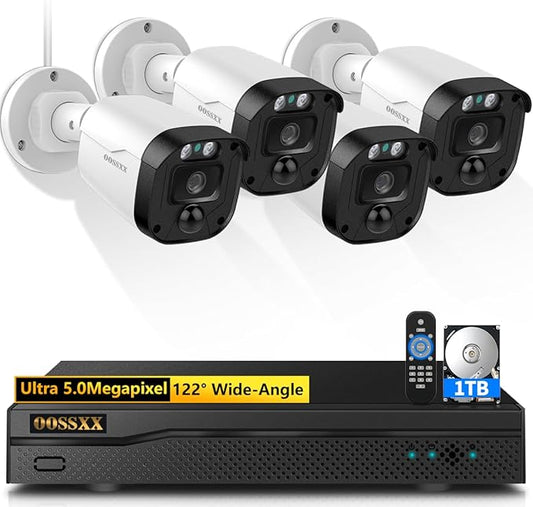 Outdoor Wired Security Camera System Home Video Surveillance Cameras Systems by OOSSXX