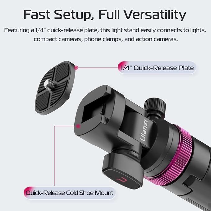 ULANZI MT-89 Extendable Tripod Aluminum, Camera Phone Tripod - Image 3