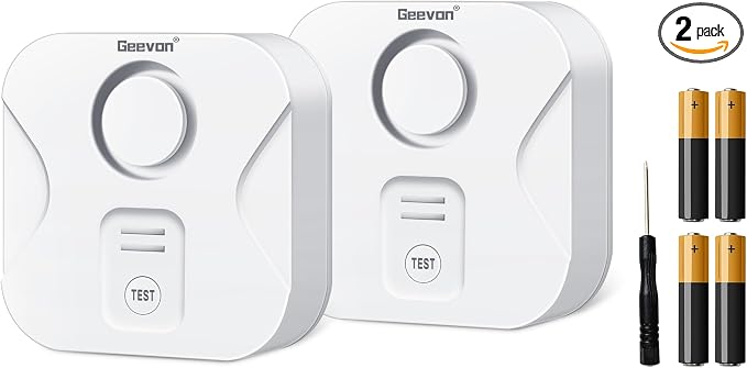 Geevon 2 Pack Water Leak Detectors by GEEVON