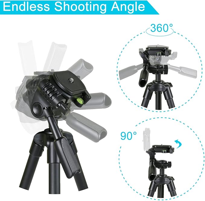 Endurax 60'' Camera Tripod Camera Stand - Image 3