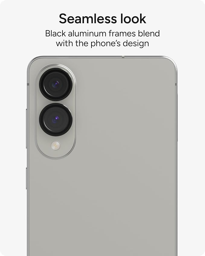 ZAGG Glass Elite Anti-Reflective Samsung Galaxy S25 Edge Camera Lens Protector - Image 6
