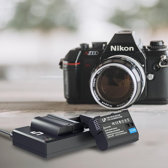 LP EN-EL15 EN EL15a Battery Charger Pack, Compatible - Image 7