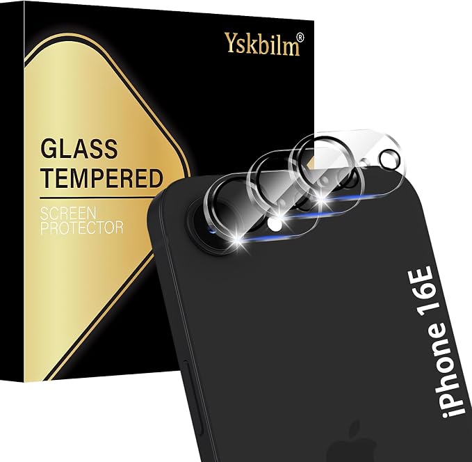 Camera Lens Protector for iPhone 17e / iPhone 16e, Anti Scratch, Bubble Free by Unknown