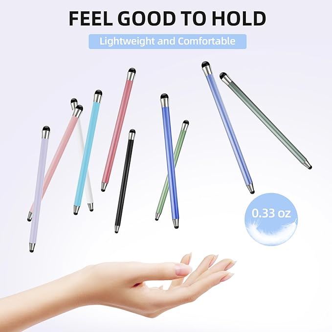 Stylus Pen for Touchscreen 10Pcs, 2-in-1 High Sensitivity & Precision Stylists - Image 3