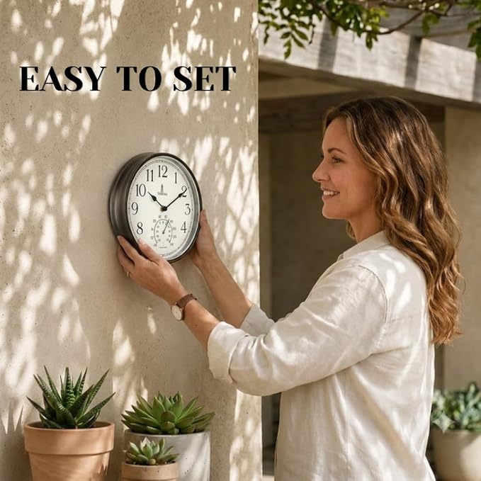 Outdoor Clocks for Patio Waterproof - Image 5