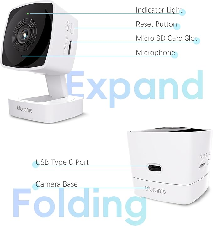 blurams 2.4G/5G Cameras for Home Security, 2K Pet Camera Indoor - Image 5