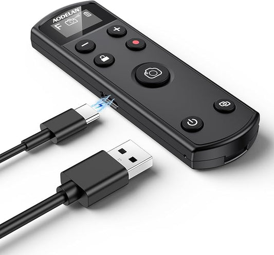 for Fujifilm Camera Rechargeable Shutter Release, AODELAN Wireless Remote by AODELAN