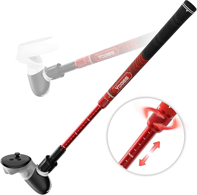 YOGES Adjustable Length VR Golf Club Handle by YOGESVRDesignDirect