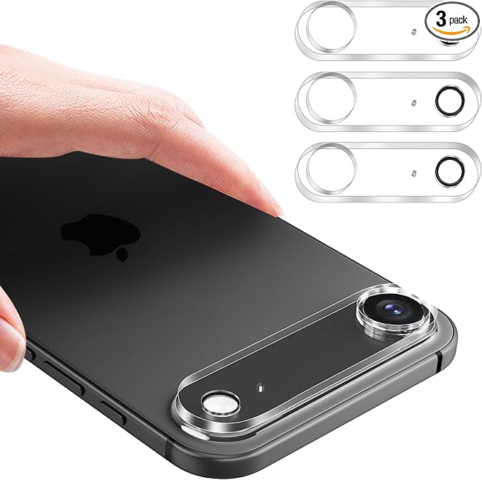 3PCS Rear Back Camera Lens Protector Tempered Glass by Hlija