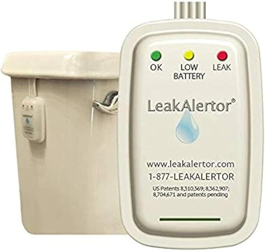 LeakAlertor 6000 Toilet Leak Detector – Installs in Seconds, No Tools Required by LeakAlertor