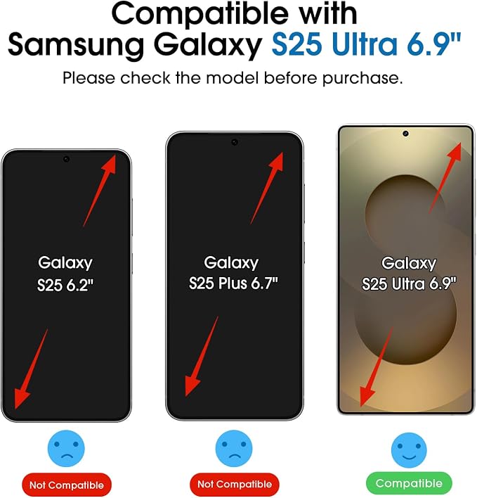 amFilm Auto-Alignment OneTouch for Samsung Galaxy S25 Ultra 6.9" Screen - Image 2