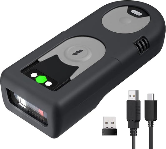 Inateck Bluetooth Scanner 1D Barcode Scanner 2.4Ghz USB Adapter, Screen Scanning by Inateck