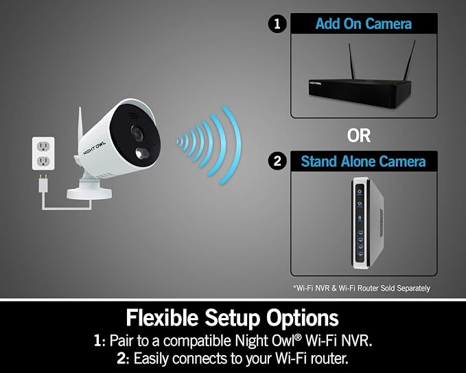 Night Owl AC Powered 1080p HD Wi-Fi IP Indoor/Outdoor Camera - Image 5