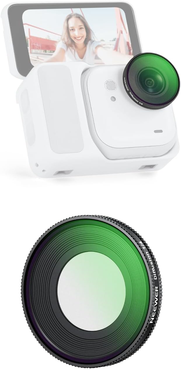 NEEWER 1/4 Black Diffusion Filter Compatible by Neewer