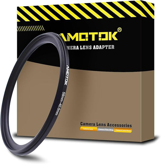 58mm Lens to 40.5mm Camera Lens Adapter, 58mm-40.5mm Filter Step-Down Ring by AMOTOK