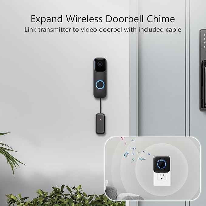 Wireless Doorbell Chime for Blink video Doorbell for Home, Indoor Plug-in - Image 5