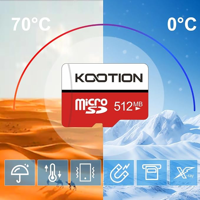 10-Pack 512MB Micro SD Card, KOOTION Class 4 Low Capacity Memory Cards - Image 4