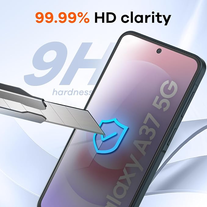 4+4 Pack for Samsung Galaxy A37 5G Screen Protector & Phone Camera Lens - Image 4