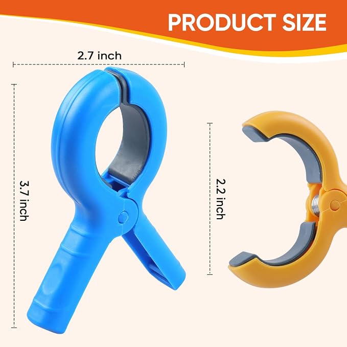 8 Pack Beach Towel Clips for Beach & Pool Chairs Cruise Essential, Heavy Duty - Image 4