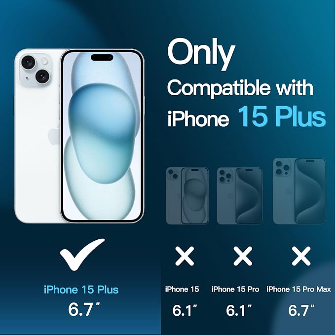 JETech Screen Protector for iPhone 15 Plus 6.7-Inch - Image 3