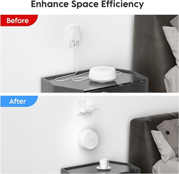 Wall Mount Holder for TP-Link Deco BE23/BE25/BE3600/BE5000 WiFi 7 Mesh Wi-Fi - Image 4