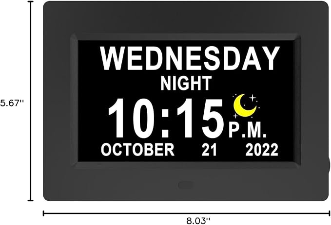 MASSII 27 Alarms Digital Talking Clock - Image 9