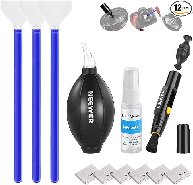 NEEWER 12 in 1 Camera Lens Cleaning Kit by Neewer