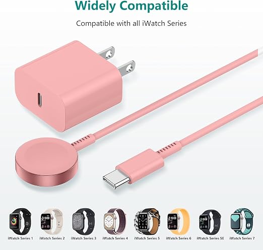 Upgraded Apple Watch Charger, Magnetic Fast Charger, USB C Charger Block Plug - Image 7