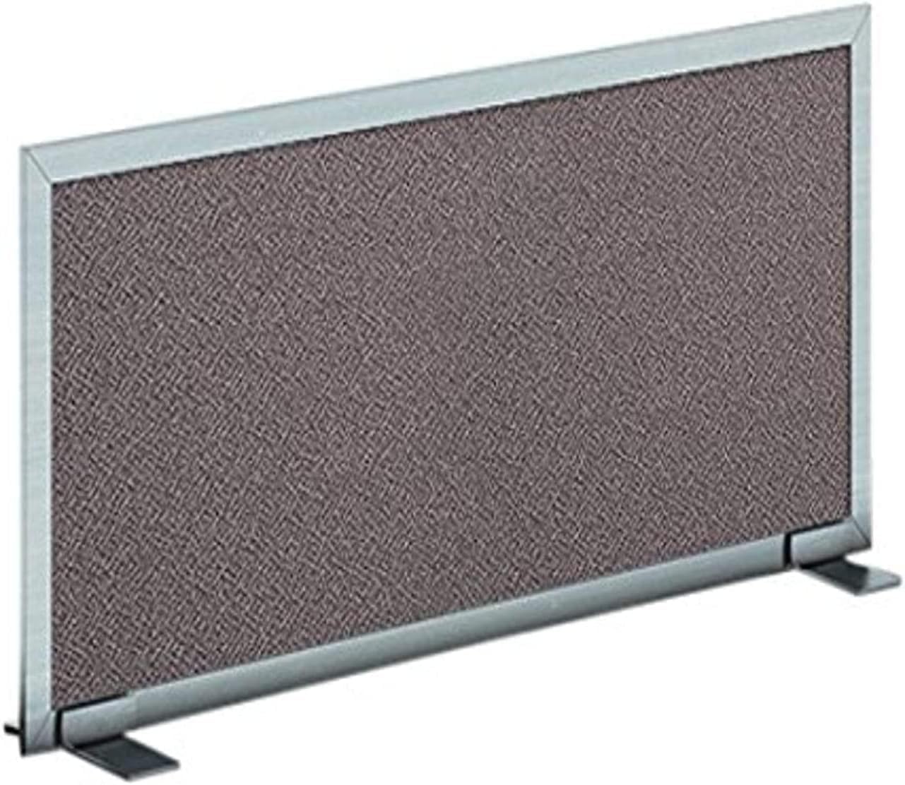 OBEX Acoustical Free Standing Privacy Screen, Cubicle Accessories Desk Privacy Panel, Desk Dividers for Office, Office Furniture Partitions Portable Sound Proof Dividers, 24" x 66", Slate