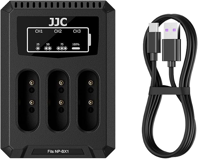 JJC NP-BX1 Battery Charger USB Triple Slot by JJC