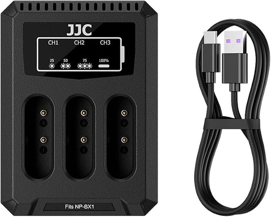 JJC NP-BX1 Battery Charger USB Triple Slot by JJC