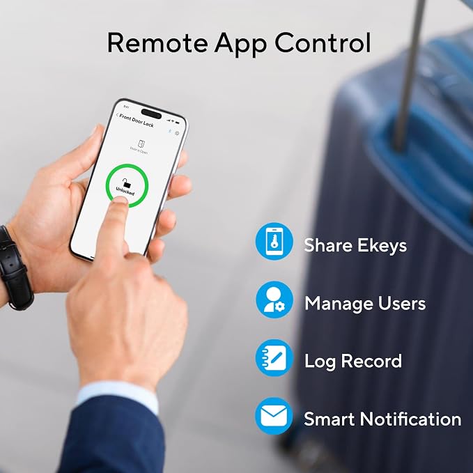 ULTRALOQ Latch 5 World's First Built-in WiFi Smart Lock - Image 4
