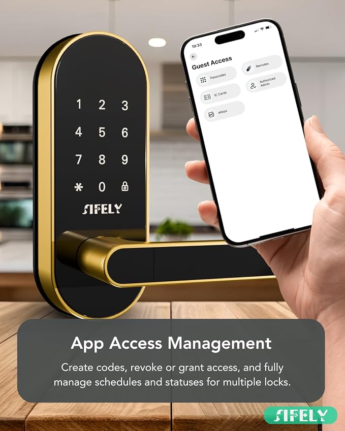 Keyless Entry Keypad Smart Door Lock - Image 2