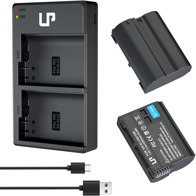 LP EN-EL15 EN EL15a Battery Charger Pack, Compatible by LP