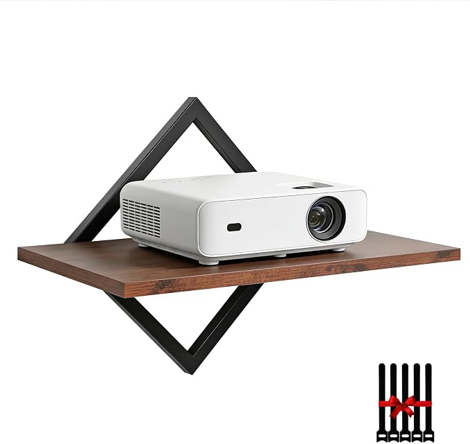 DAWASAPAT Projector Wall Mount Shelf, 14.97" x 7.87" Floating Shelf by DAWASAPAT