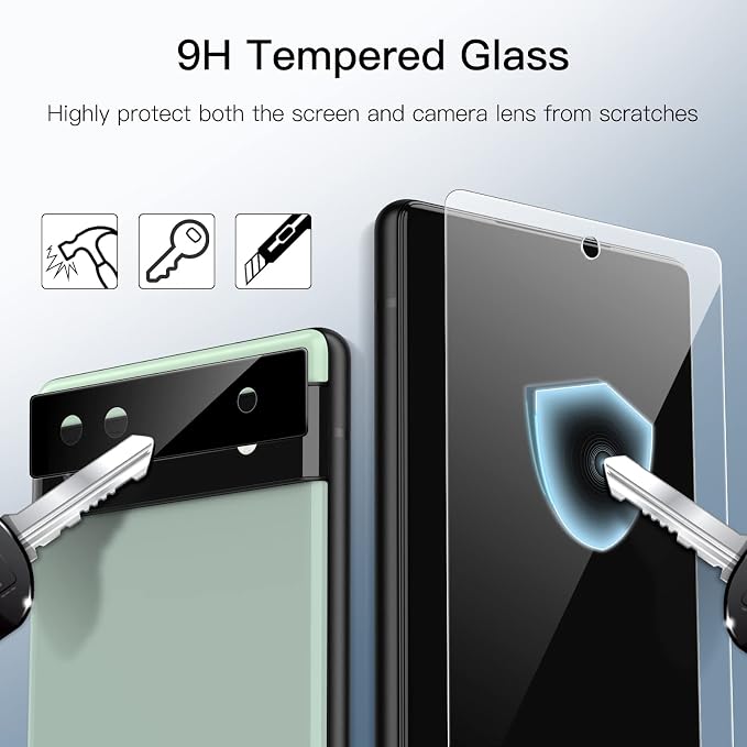 JETech Screen Protector for Google Pixel 6a 6.1-Inch - Image 5