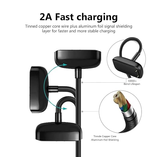 Replacement Wall Charger for Fitbit Luxe, Charge 5 & 6 - Image 3