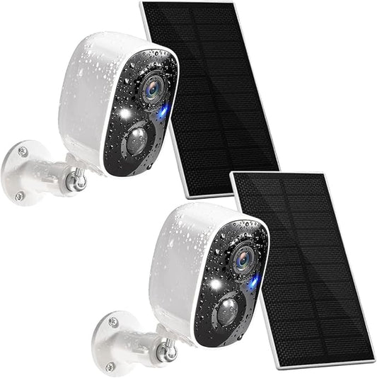 GMK Solar Security Cameras Wireless Outdoor, by GMK
