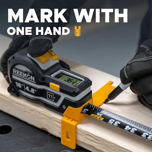 REEKON T1M Utility Digital Tape Measure 25 ft – Bluetooth Smart Measuring Tool - Image 5