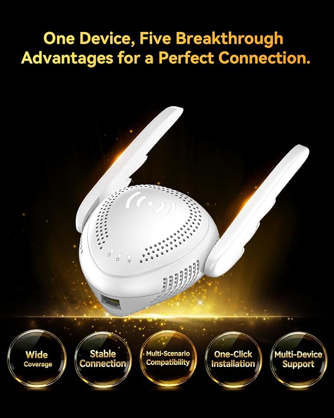 2026 Upgraded WiFi Extender for Home, High-Speed Wireless Internet Repeater - Image 6