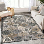 Lahome Moroccan Washable Rugs, 3x5 Area Rug by Lahome