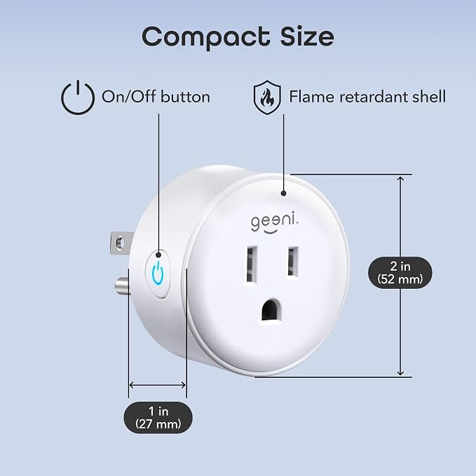 Geeni Dot Smart Plug with 2.4GHz WiFi Connectivity – 2-Pack Compact, - Image 9