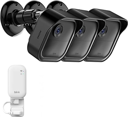 All-New Blink Outdoor Camera Surveillance Mount, 3 Pack Weatherproof Protective by Hibezos