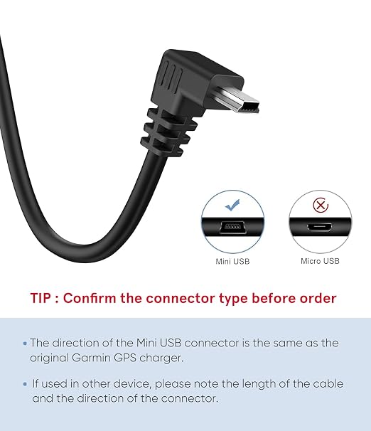 Pixelman Charging Cable for Garmin GPS, Shielding Thicker Power Cord for Garmin - Image 6