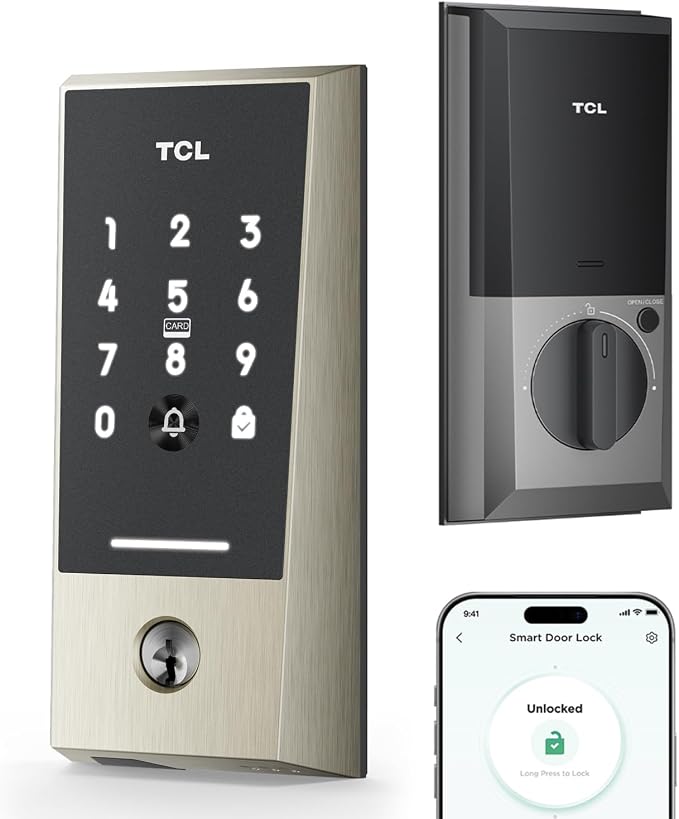 TCL D2 Smart Lock, Keyless Entry Door Lock by TCL