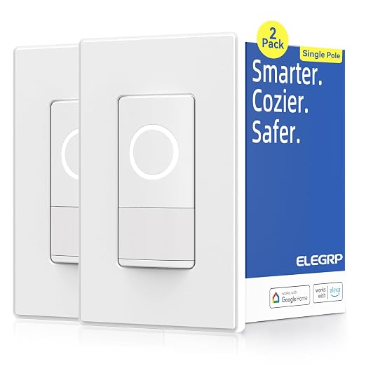 ELEGRP Smart Motion Sensor Switch, 2.4GHz Wi-Fi Single Pole Light Switch Works by ELEGRP%7CELEGROUP